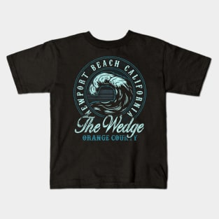 The Wedge Tonal Retro Surf Beach Kids T-Shirt